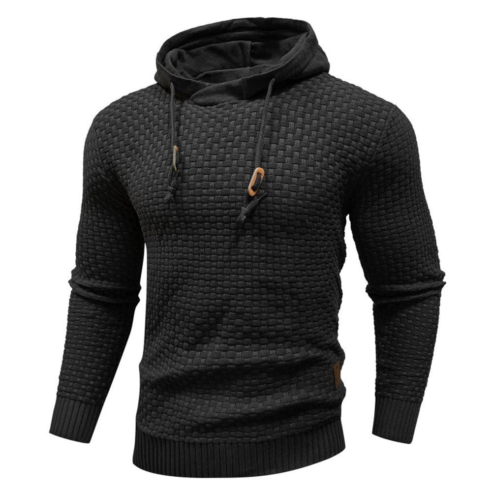 MAISON LUMIÈRE | SWEAT À CAPUCHE CLASSIQUE EN LAINE POUR HOMME