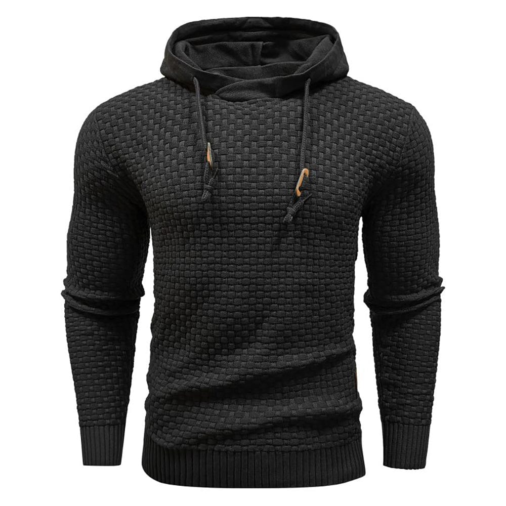MAISON LUMIÈRE | SWEAT À CAPUCHE CLASSIQUE EN LAINE POUR HOMME