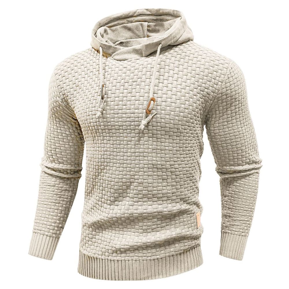 MAISON LUMIÈRE | SWEAT À CAPUCHE CLASSIQUE EN LAINE POUR HOMME