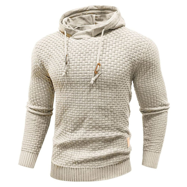 MAISON LUMIÈRE | SWEAT À CAPUCHE CLASSIQUE EN LAINE POUR HOMME