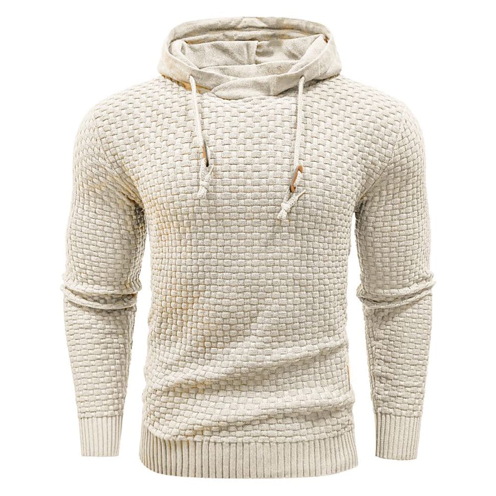 MAISON LUMIÈRE | SWEAT À CAPUCHE CLASSIQUE EN LAINE POUR HOMME
