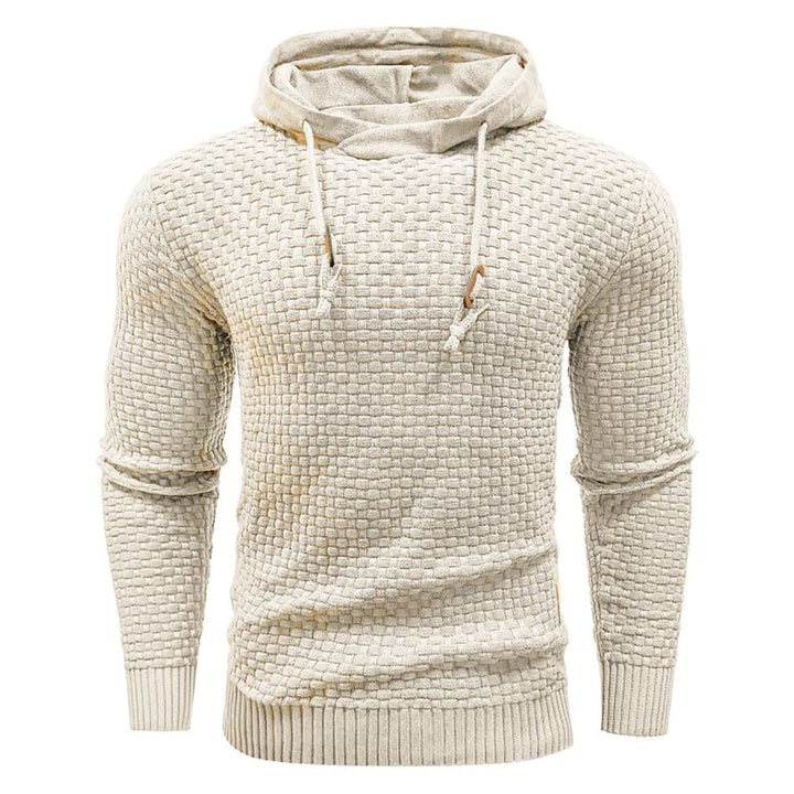 MAISON LUMIÈRE | SWEAT À CAPUCHE CLASSIQUE EN LAINE POUR HOMME