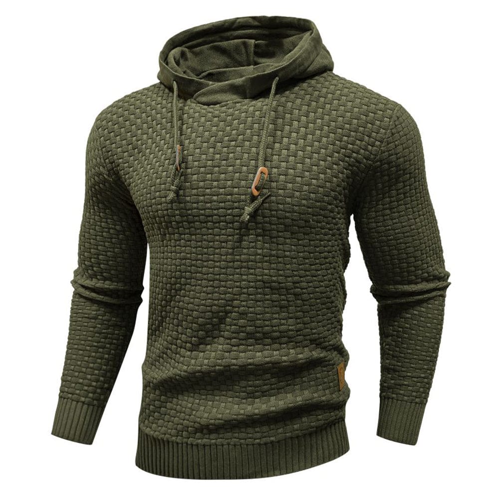 MAISON LUMIÈRE | SWEAT À CAPUCHE CLASSIQUE EN LAINE POUR HOMME