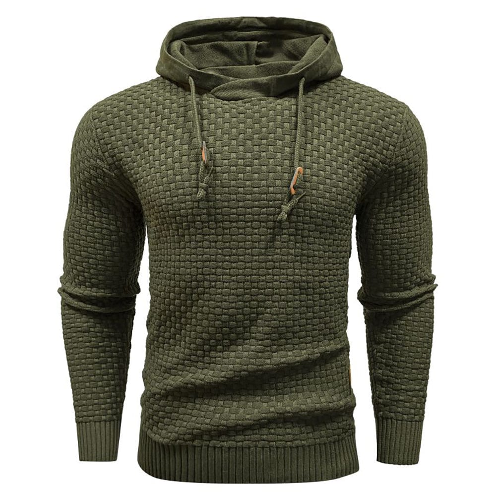MAISON LUMIÈRE | SWEAT À CAPUCHE CLASSIQUE EN LAINE POUR HOMME