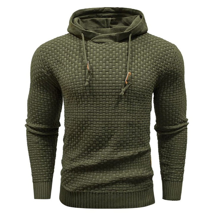 MAISON LUMIÈRE | SWEAT À CAPUCHE CLASSIQUE EN LAINE POUR HOMME