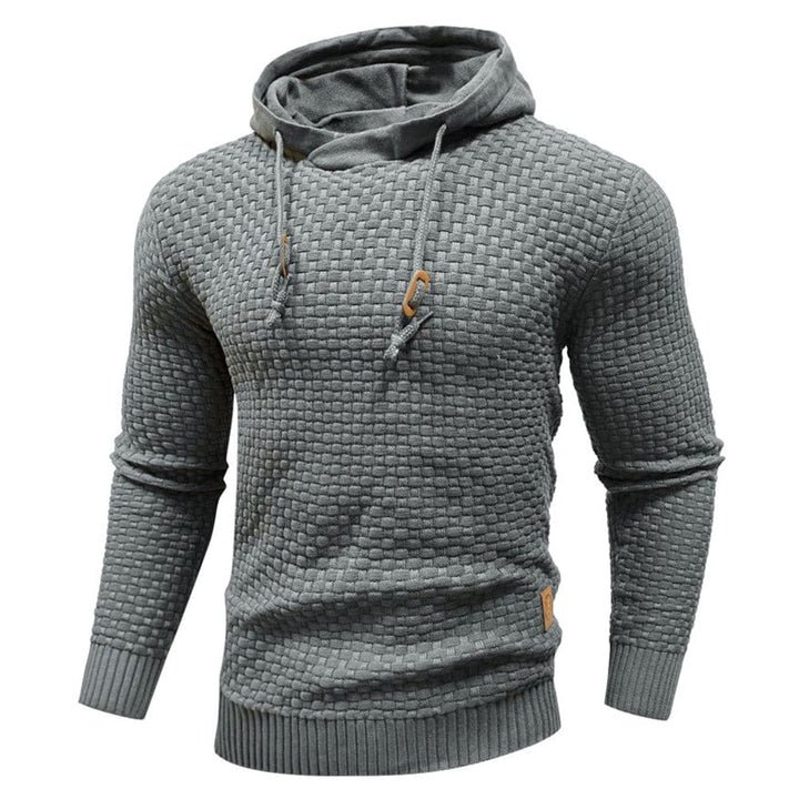 MAISON LUMIÈRE | SWEAT À CAPUCHE CLASSIQUE EN LAINE POUR HOMME
