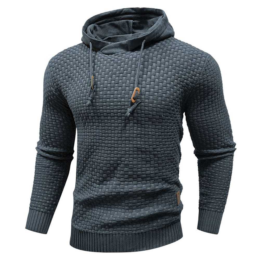 MAISON LUMIÈRE | SWEAT À CAPUCHE CLASSIQUE EN LAINE POUR HOMME