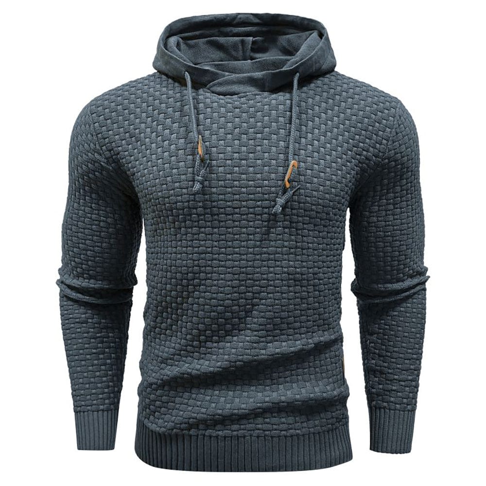 MAISON LUMIÈRE | SWEAT À CAPUCHE CLASSIQUE EN LAINE POUR HOMME