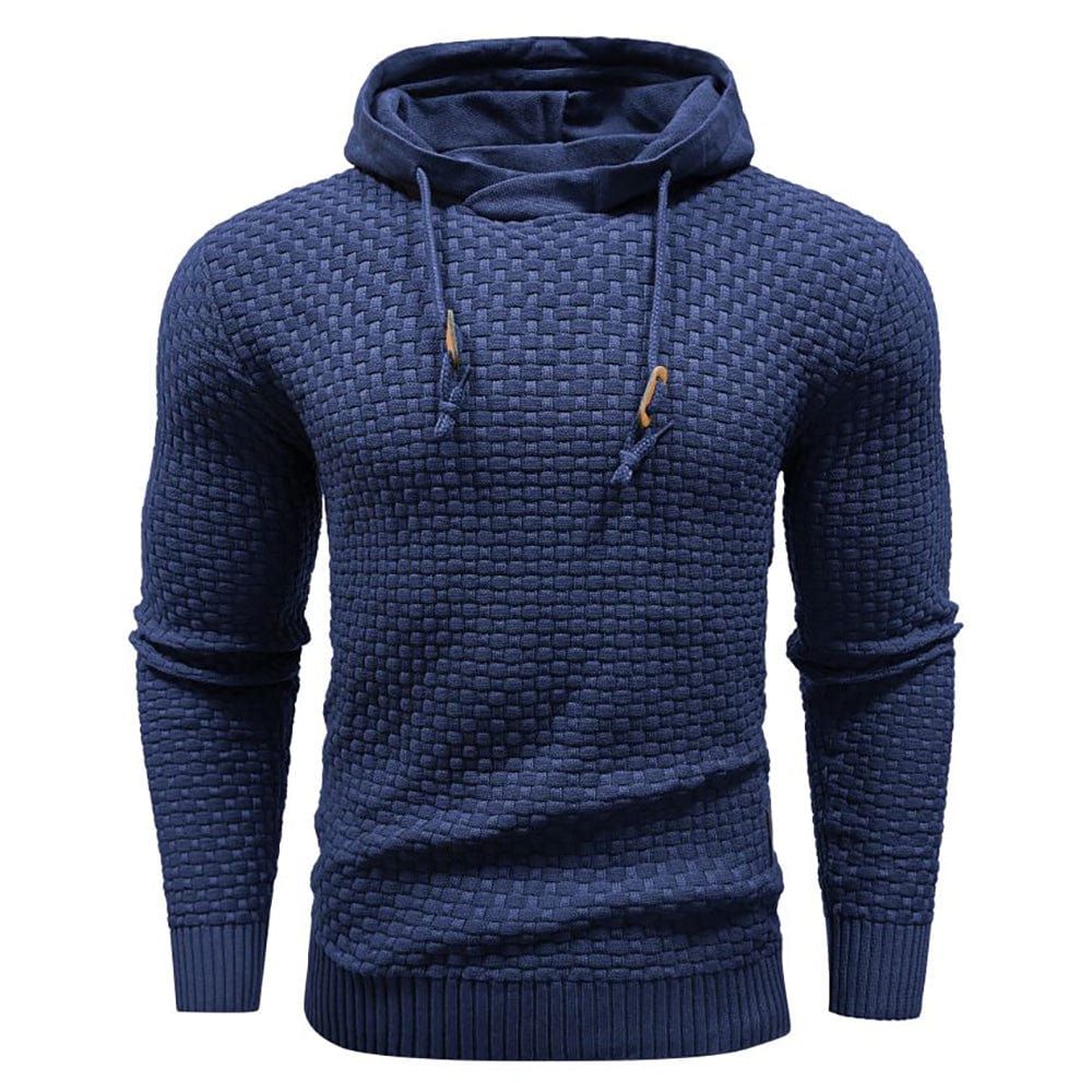 MAISON LUMIÈRE | SWEAT À CAPUCHE CLASSIQUE EN LAINE POUR HOMME