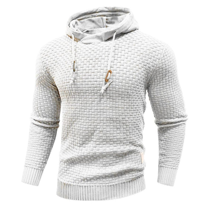 MAISON LUMIÈRE | SWEAT À CAPUCHE CLASSIQUE EN LAINE POUR HOMME