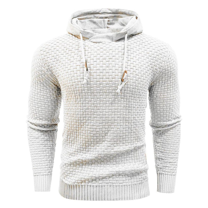 MAISON LUMIÈRE | SWEAT À CAPUCHE CLASSIQUE EN LAINE POUR HOMME