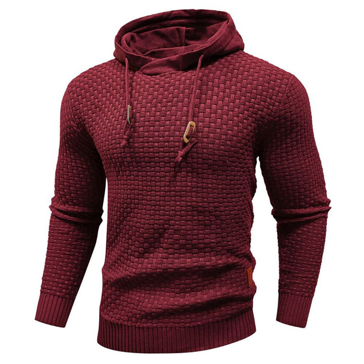 MAISON LUMIÈRE | SWEAT À CAPUCHE CLASSIQUE EN LAINE POUR HOMME