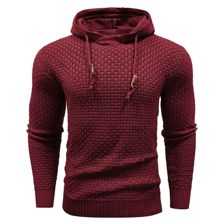 MAISON LUMIÈRE | SWEAT À CAPUCHE CLASSIQUE EN LAINE POUR HOMME
