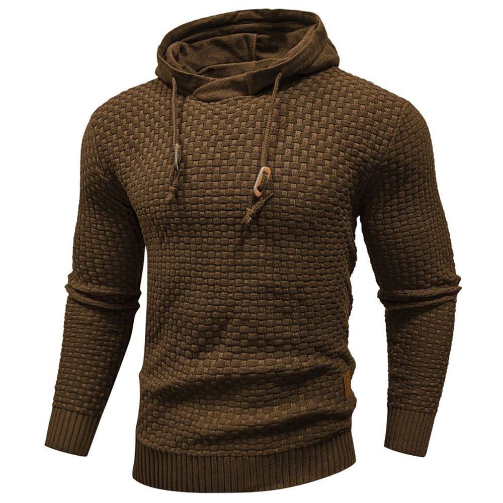 MAISON LUMIÈRE | SWEAT À CAPUCHE CLASSIQUE EN LAINE POUR HOMME