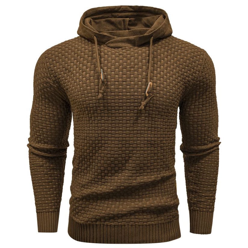 MAISON LUMIÈRE | SWEAT À CAPUCHE CLASSIQUE EN LAINE POUR HOMME