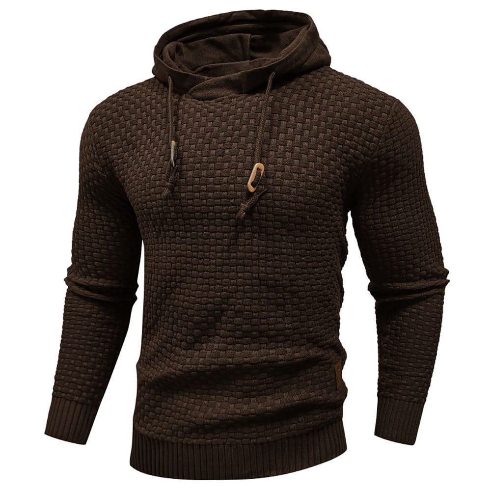 MAISON LUMIÈRE | SWEAT À CAPUCHE CLASSIQUE EN LAINE POUR HOMME