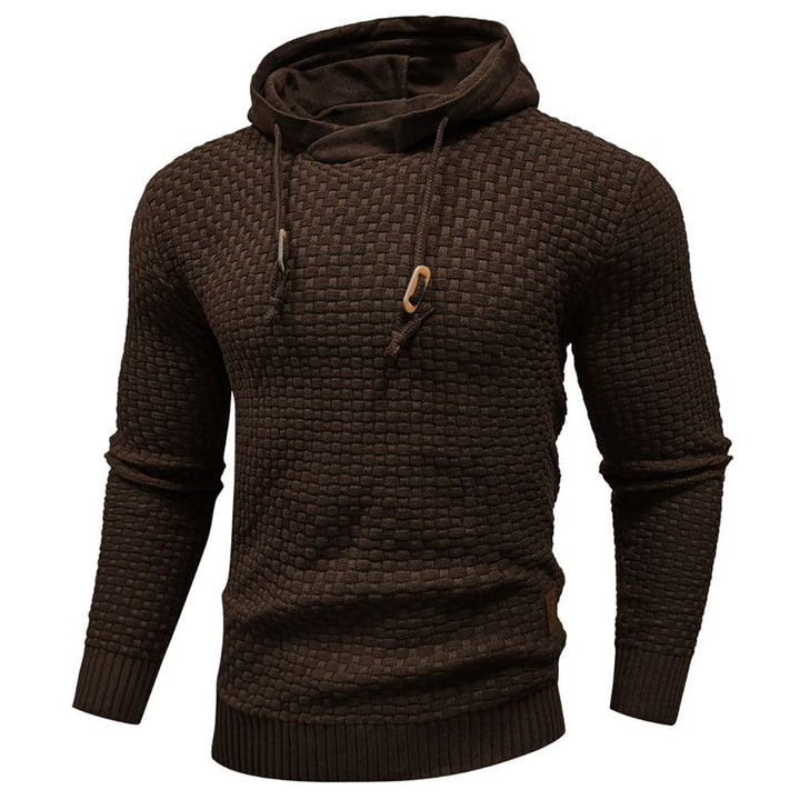 MAISON LUMIÈRE | SWEAT À CAPUCHE CLASSIQUE EN LAINE POUR HOMME