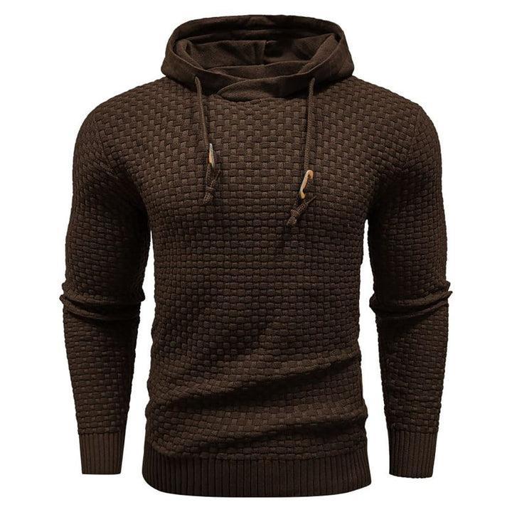 MAISON LUMIÈRE | SWEAT À CAPUCHE CLASSIQUE EN LAINE POUR HOMME
