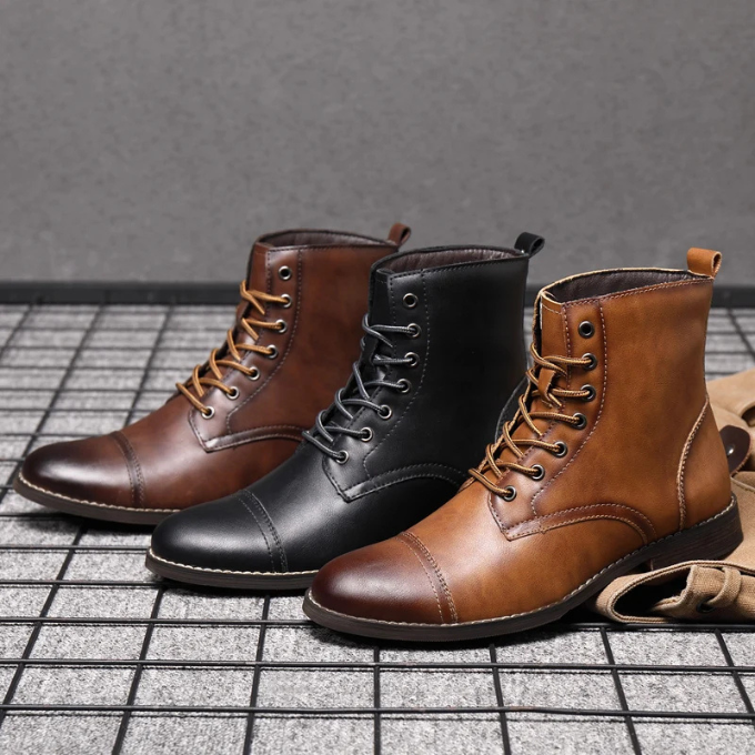 MAISON LUMIÈRE | BOTTES DE VILLE BRUNIES POUR HOMME