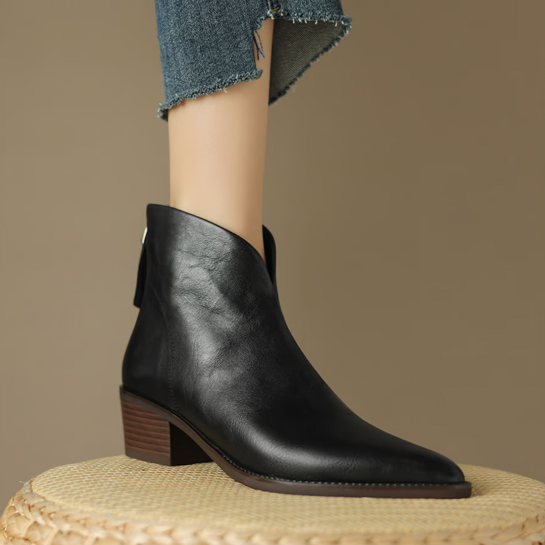 MAISON LUMIÈRE | Bottines Élégantes en Cuir