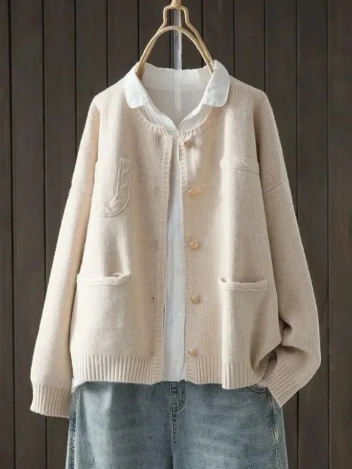 MAISON LUMIÈRE | Cardigan Doux à Poches Camille