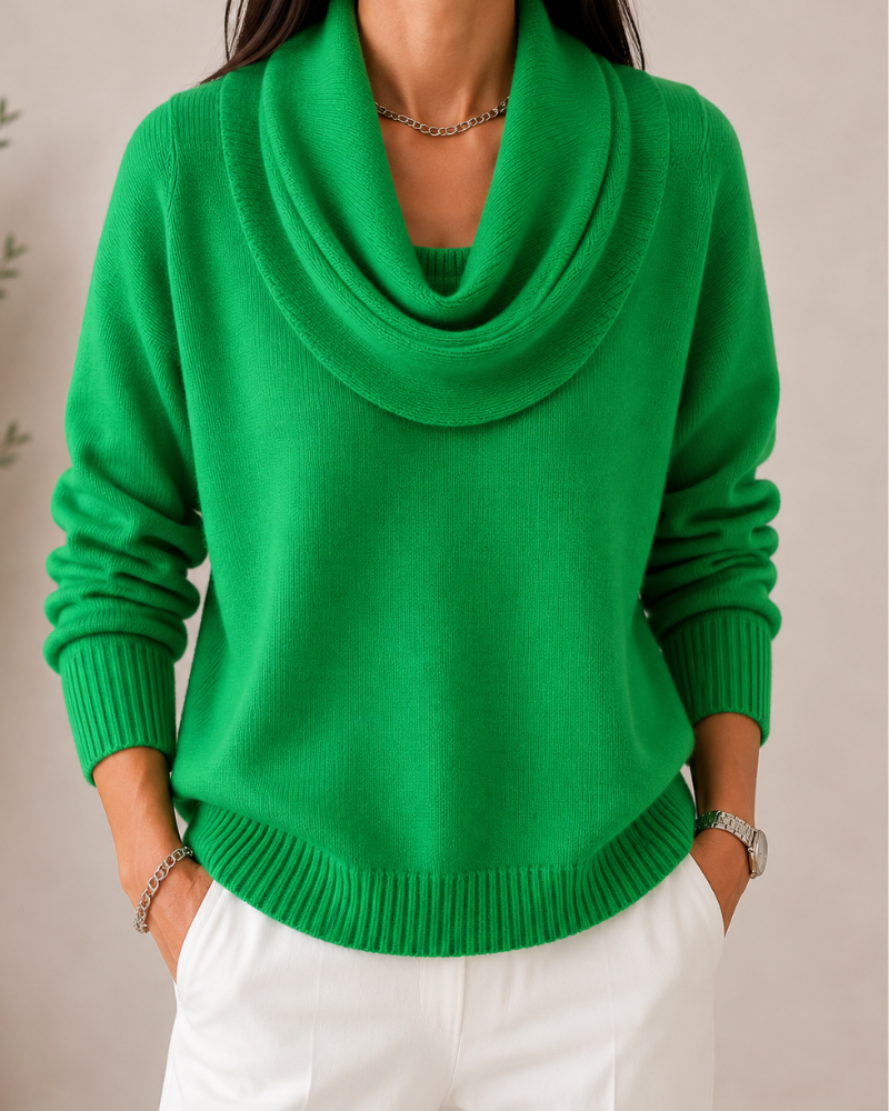 Caralina™ | Pull en maille élégant à col bénitier