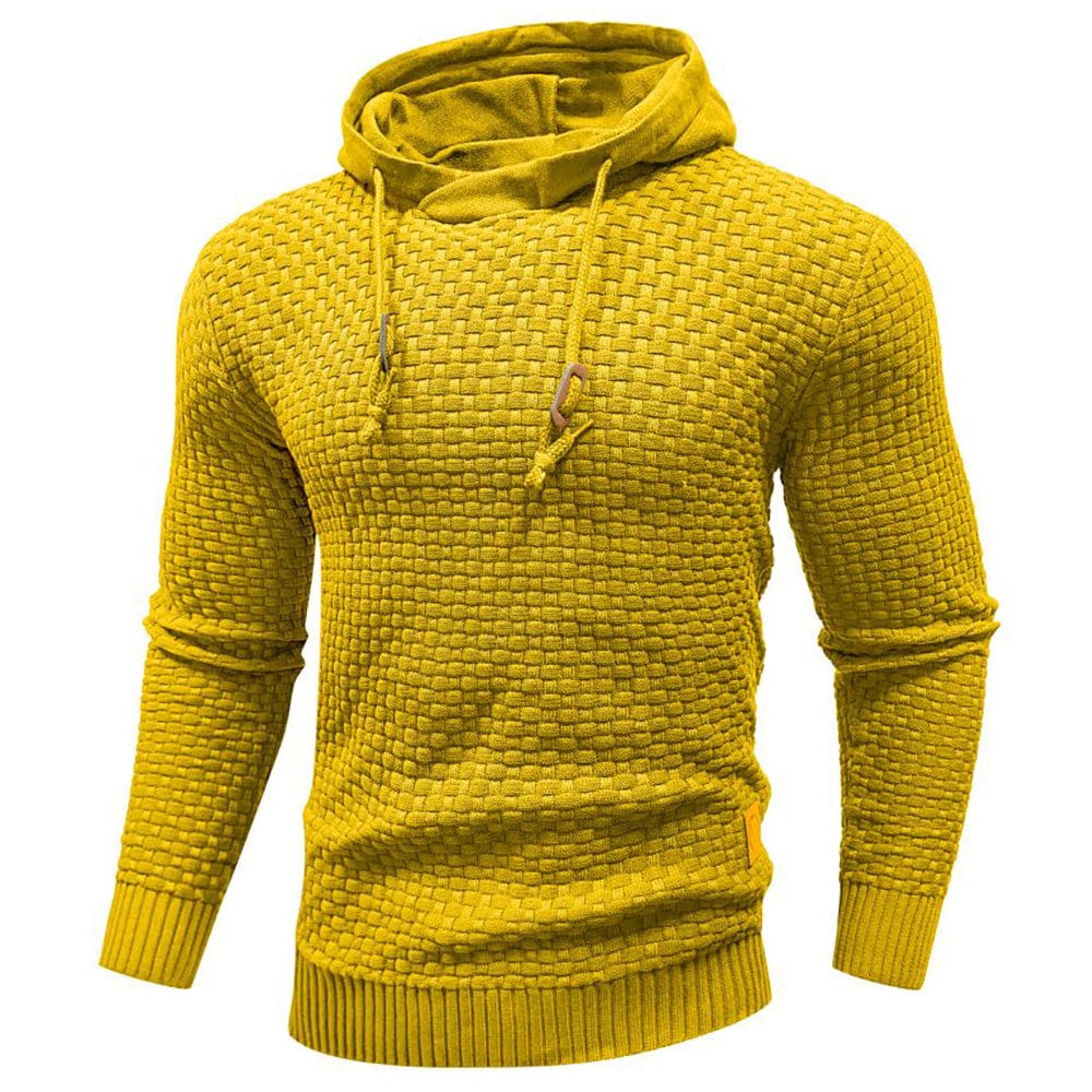 MAISON LUMIÈRE | SWEAT À CAPUCHE CLASSIQUE EN LAINE POUR HOMME