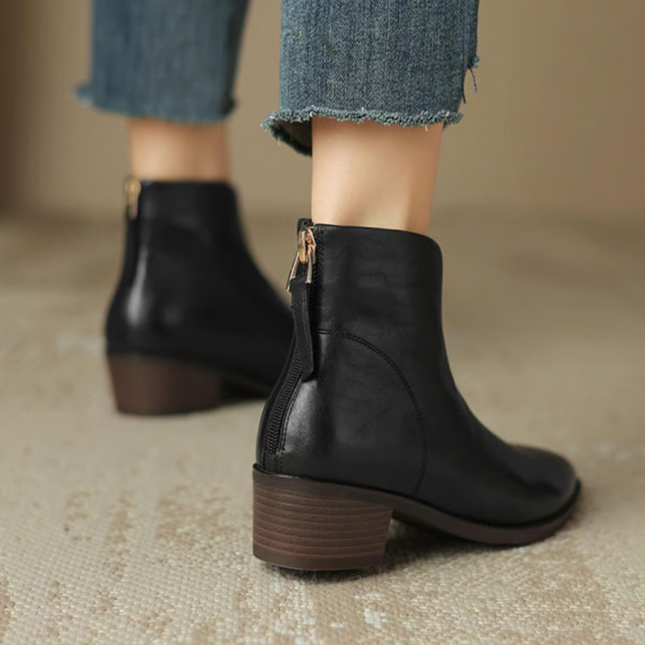 MAISON LUMIÈRE | Bottines Élégantes en Cuir