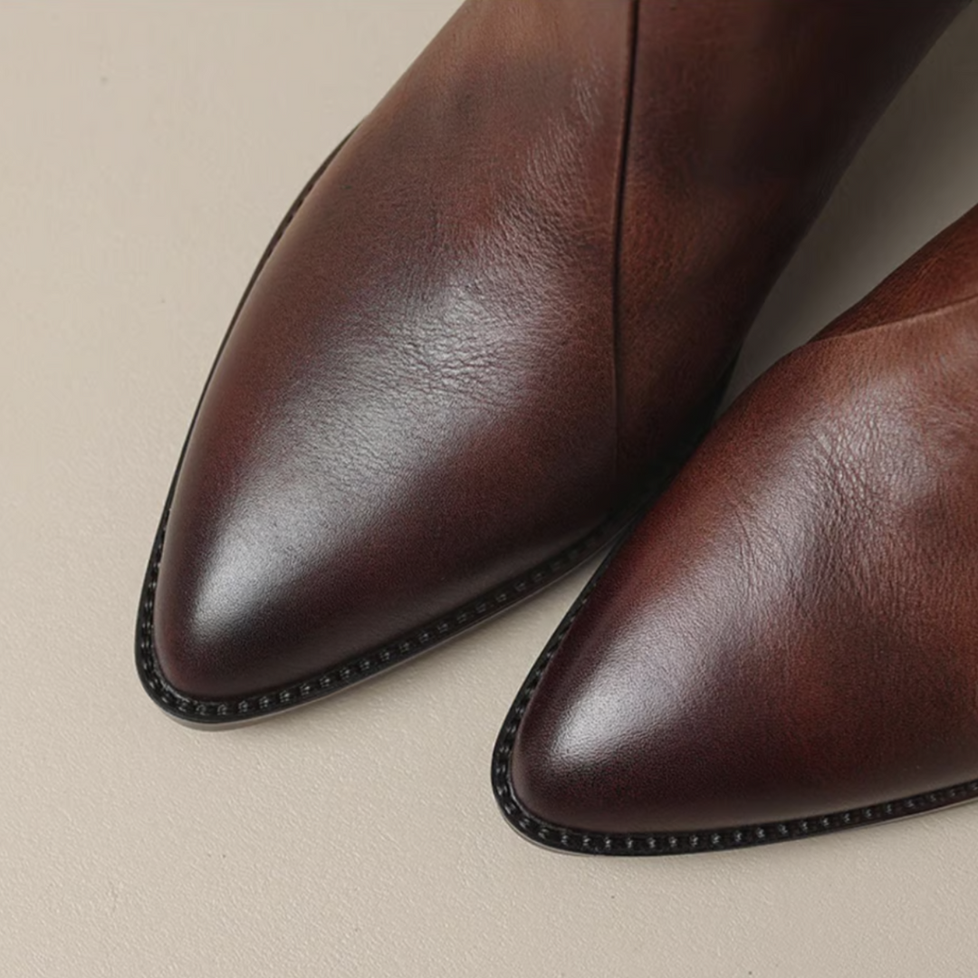 MAISON LUMIÈRE | Bottines Élégantes en Cuir