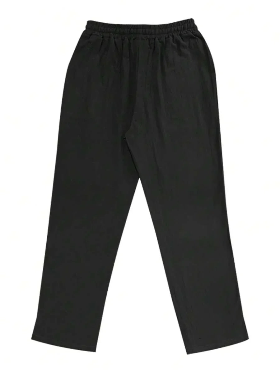 MAISON LUMIÈRE | PANTALON LÉGER EN LIN AVEC CORDON