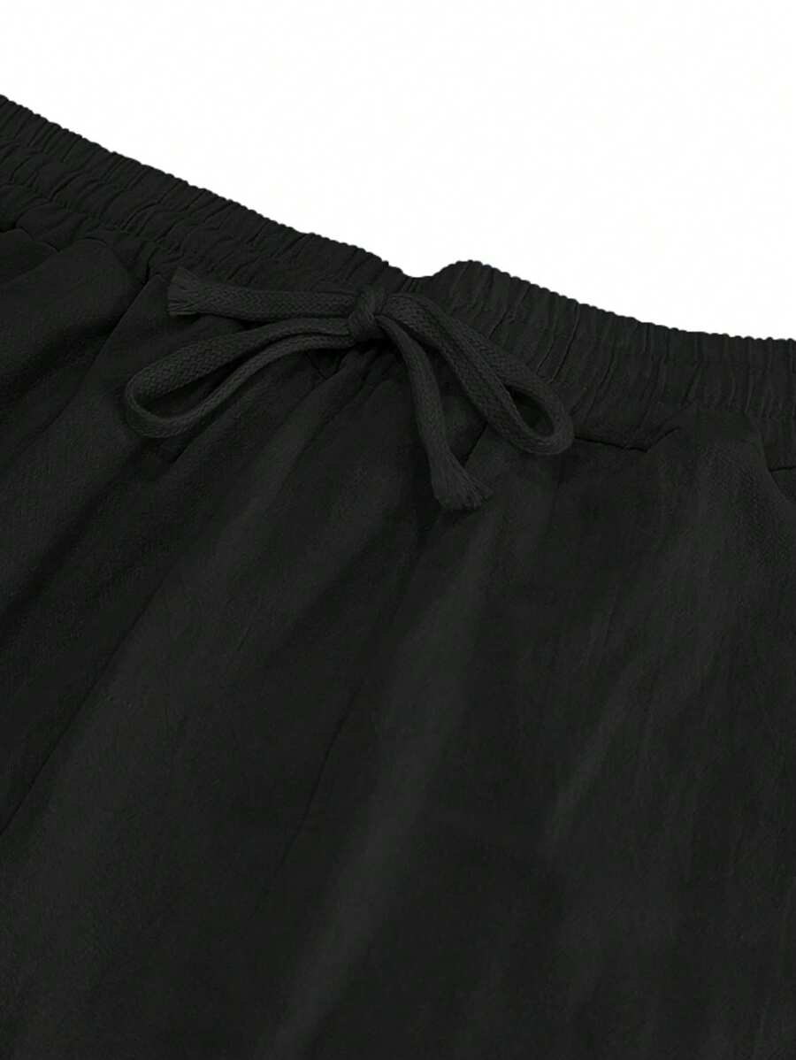 MAISON LUMIÈRE | PANTALON LÉGER EN LIN AVEC CORDON