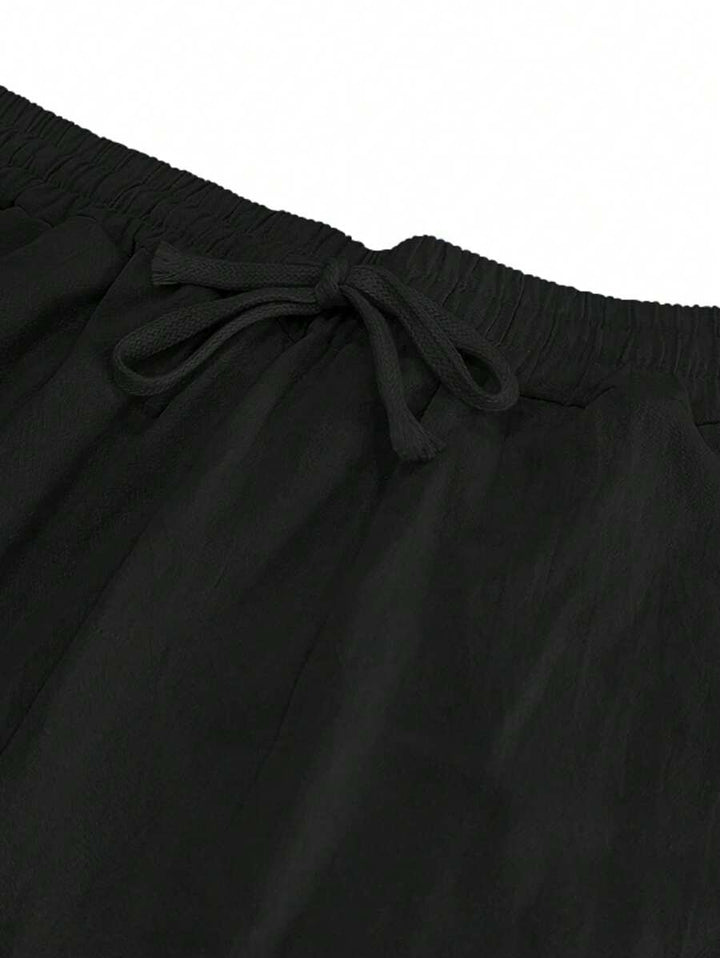 MAISON LUMIÈRE | PANTALON LÉGER EN LIN AVEC CORDON