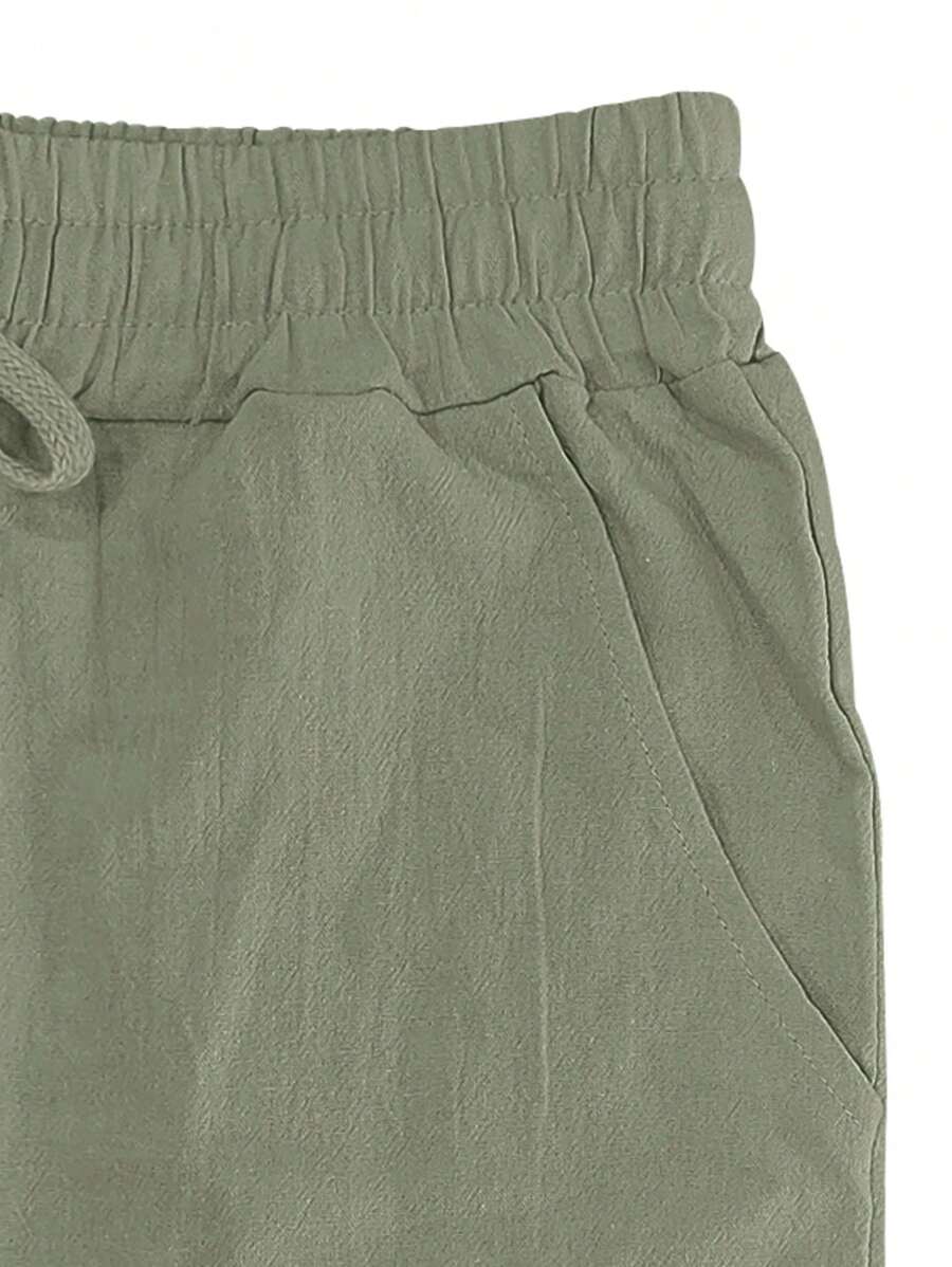 MAISON LUMIÈRE | PANTALON LÉGER EN LIN AVEC CORDON
