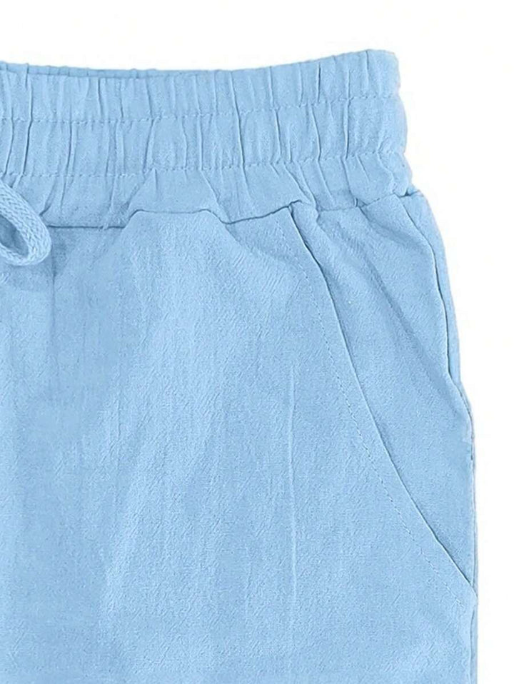 MAISON LUMIÈRE | PANTALON LÉGER EN LIN AVEC CORDON