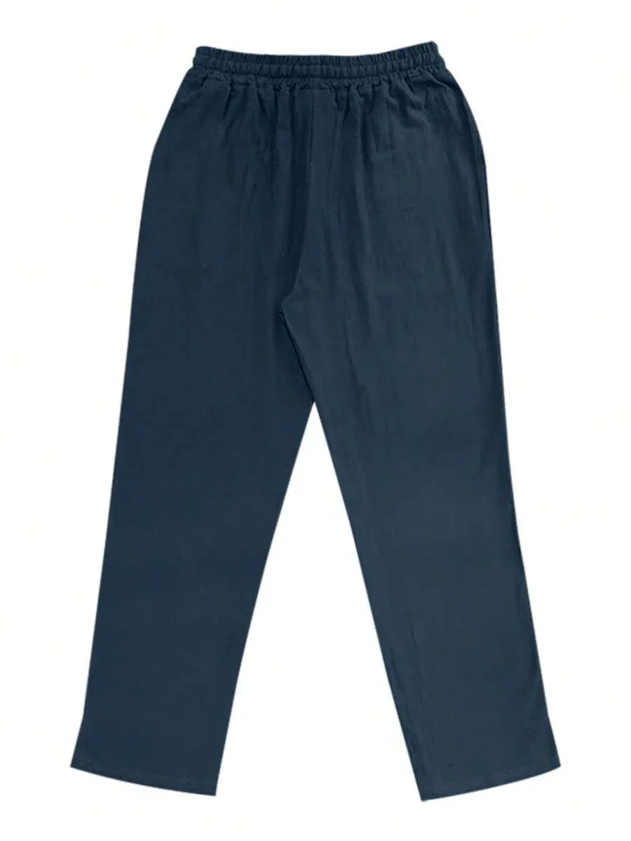 MAISON LUMIÈRE | PANTALON LÉGER EN LIN AVEC CORDON
