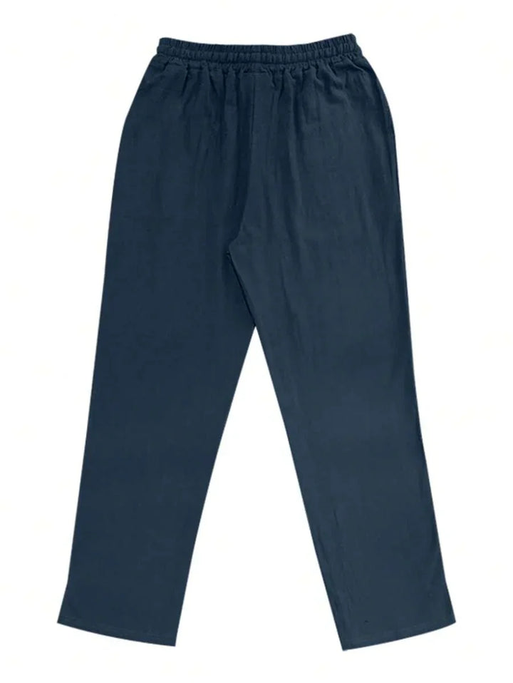 MAISON LUMIÈRE | PANTALON LÉGER EN LIN AVEC CORDON