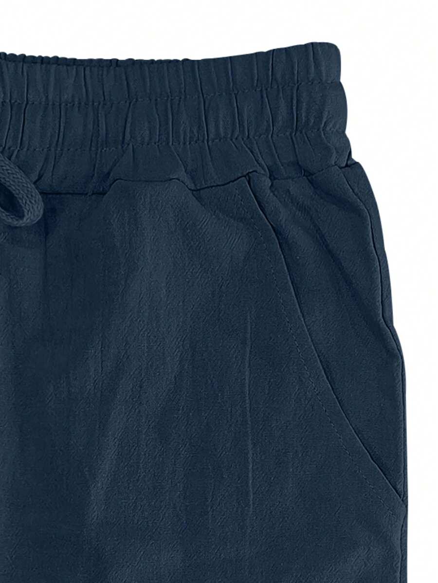 MAISON LUMIÈRE | PANTALON LÉGER EN LIN AVEC CORDON
