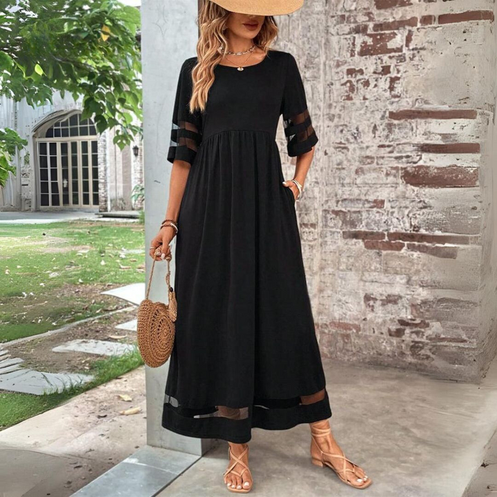 Aubrey™ – Robe midi lissante et flatteuse pour le ventre