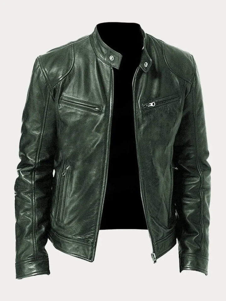MAISON LUMIÈRE | VESTE DÉCONTRACTÉE EN CUIR