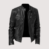 MAISON LUMIÈRE | VESTE EN CUIR HAUT DE GAMME ÉLÉGANTE POUR HOMME