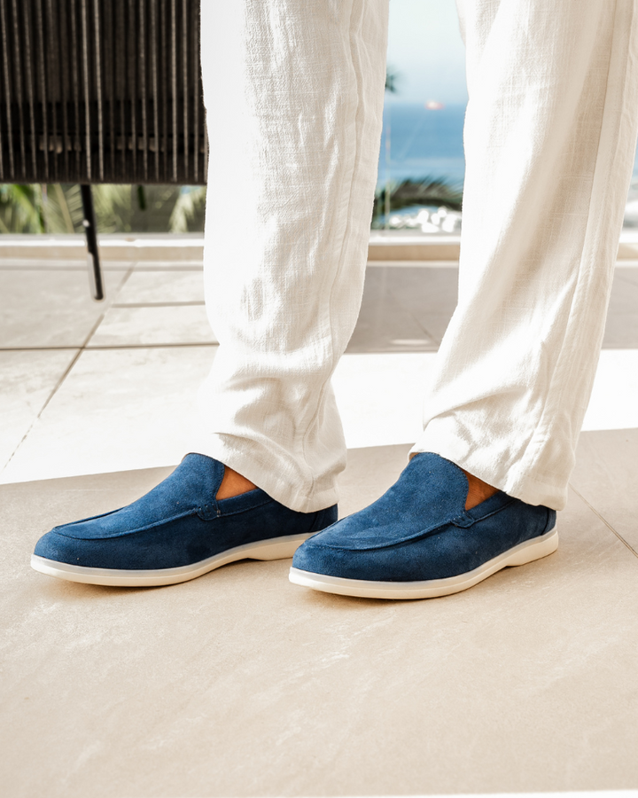 MAISON LUMIÈRE | MOCASSINS EN CUIR SUEDE