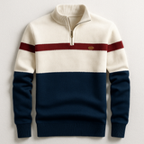 MAISON LUMIÈRE | PULL HOMME AVEC ZIP AU COL