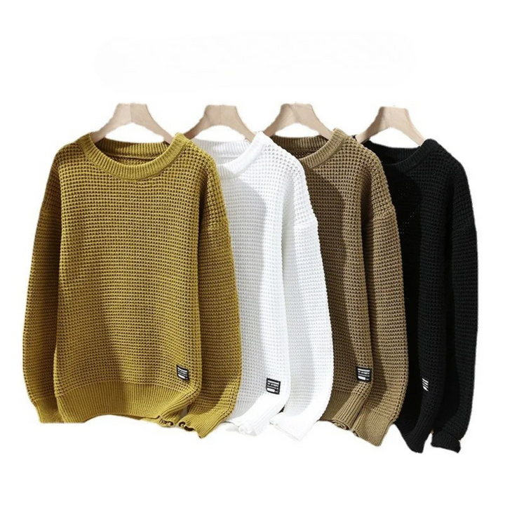 MAISON LUMIÈRE | PULL EN NID D'ABEILLE PREMIUM