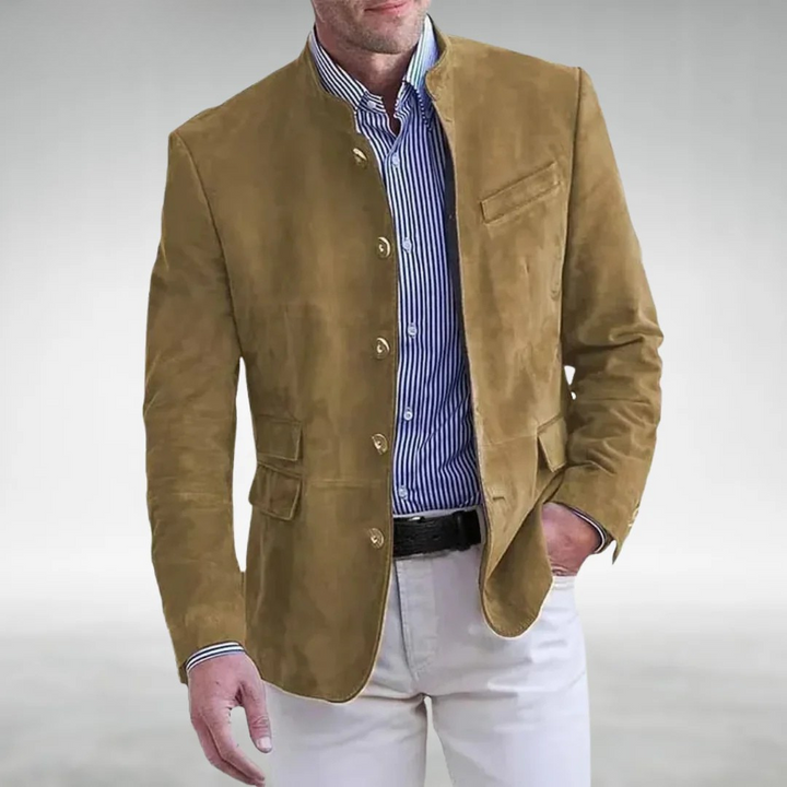 MAISON LUMIÈRE | VESTE EN CUIR SUEDE