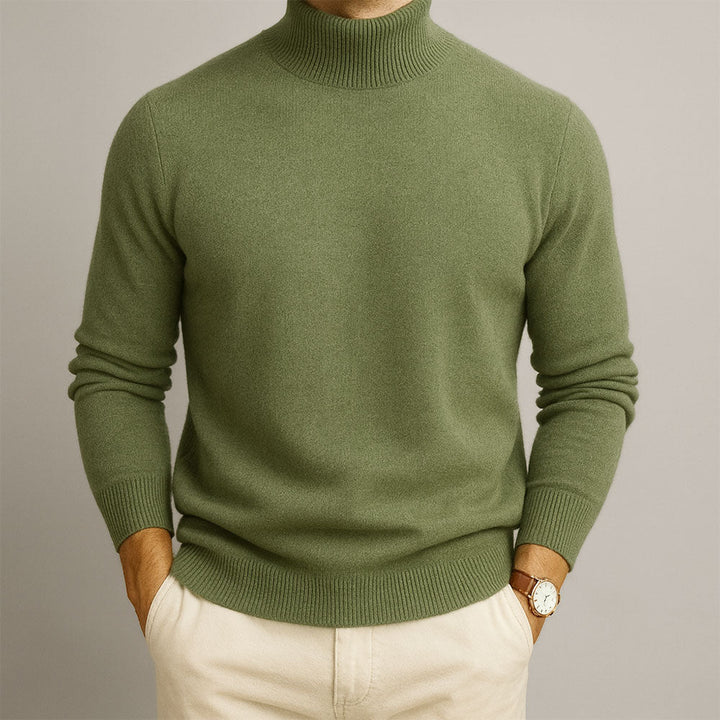 MAISON LUMIÈRE | PULL À COL MONTANT POUR HOMME