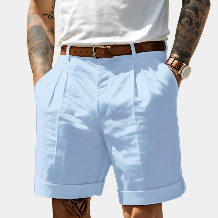 MAISON LUMIÈRE | BERMUDAS ÉLÉGANTS EN COTON RESPIRANT