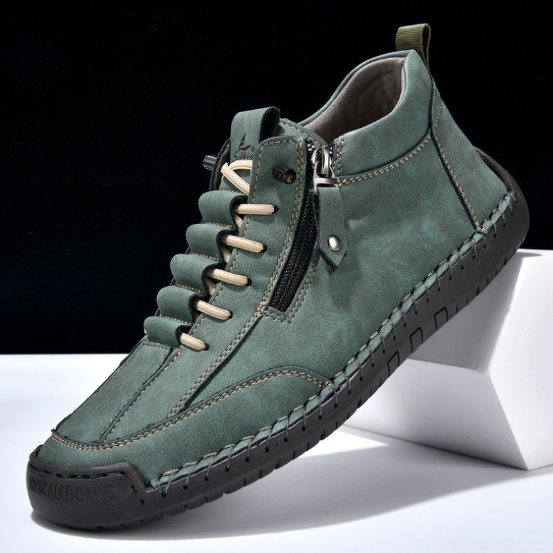 MAISON LUMIÈRE | CHAUSSURES EN NABUK AVEC ZIP POUR HOMME