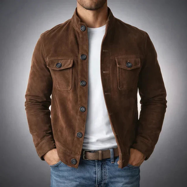 MAISON LUMIÈRE | Veste Élégante Suédée Marc