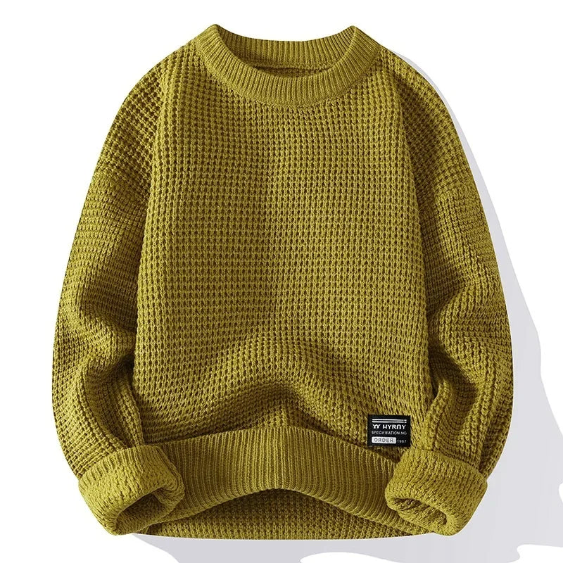 MAISON LUMIÈRE | PULL EN NID D'ABEILLE PREMIUM