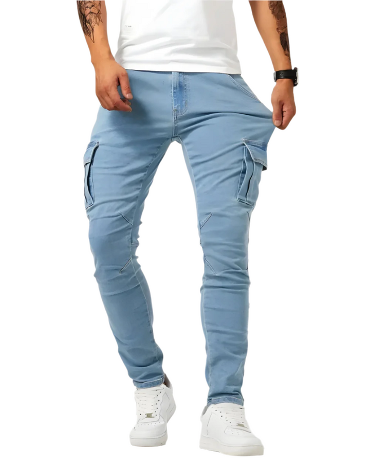 MAISON LUMIÈRE | PANTALON CARGO STRETCH